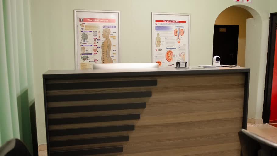 Reception desk at LFM Health Services